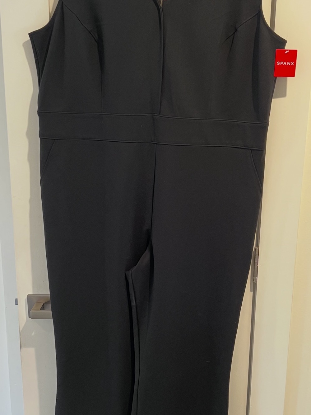 SPANX The Perfect Sleeveless Jumpsuit Black Size 2X R8 NWT
